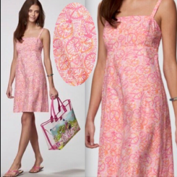 Lilly Pulitzer Dresses & Skirts - 🚲LILLY PULITZER🚲LOLA HOTTY PINK TEN SPEED DRESS